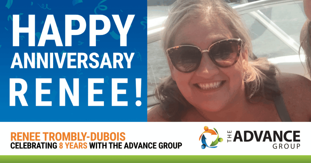 HAPPY 8TH ANNIVERSARY, RENEE TROMBLY-DUBOIS!